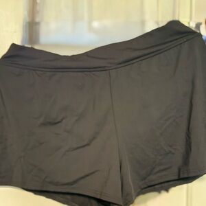 Lands' End Black Swim Bikini Bottom